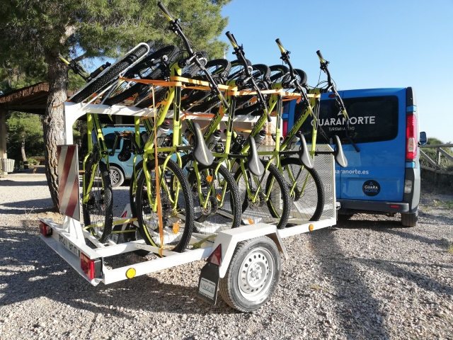  Bicycle transport in Huesca 